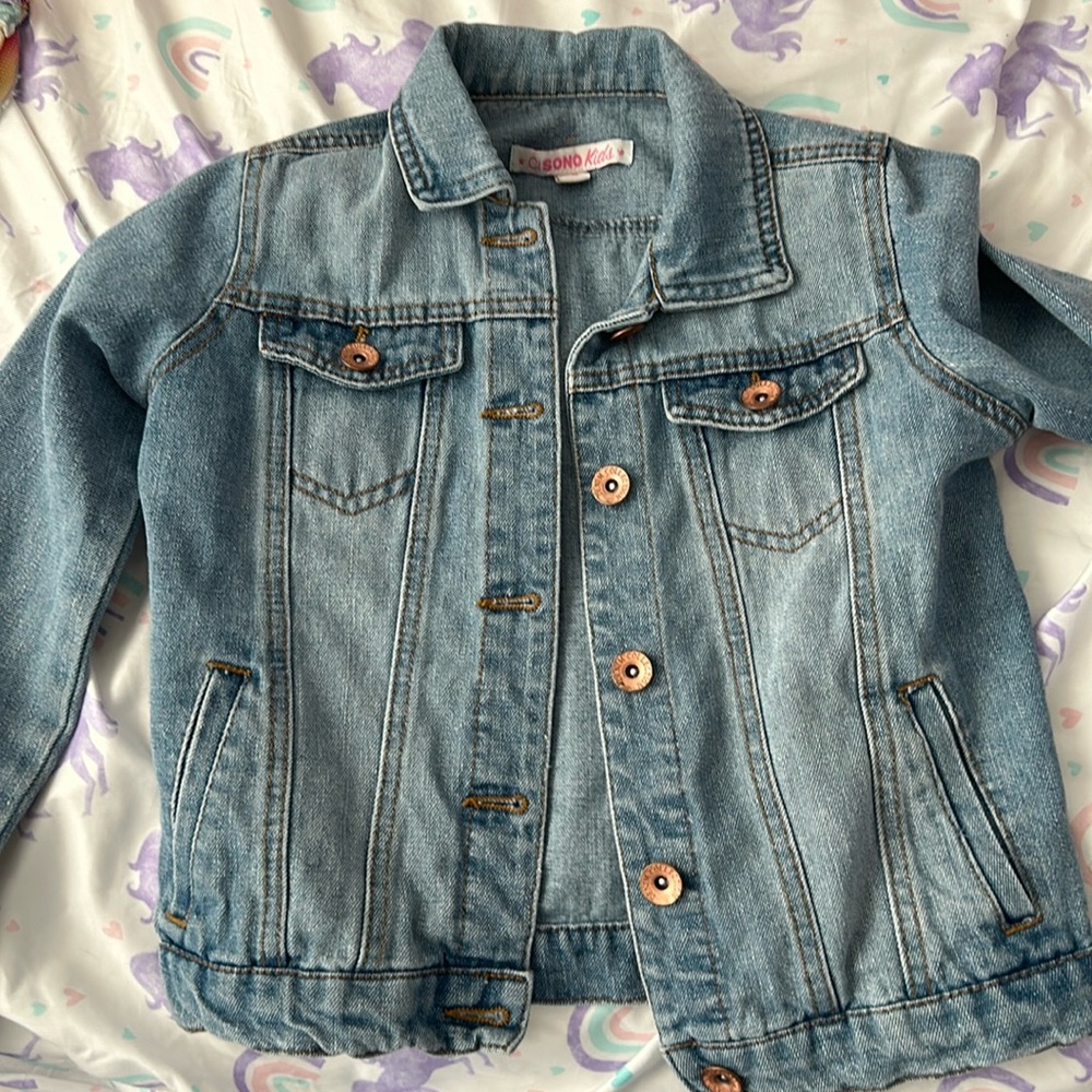 Girls size 7 jeans jacket